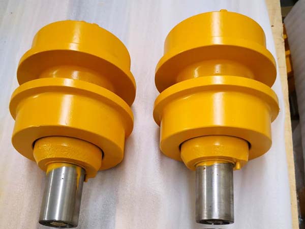 推土机支重轮图片